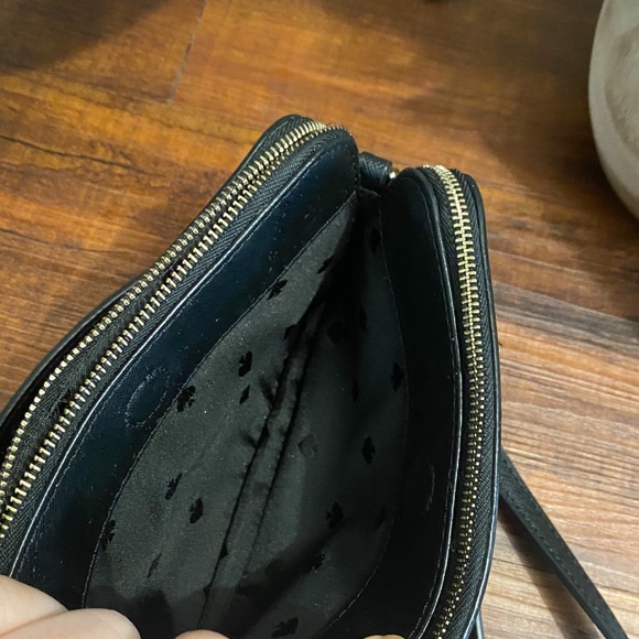 Kate Spade Double Zipper Crossbody Purse - Picture 4 of 5